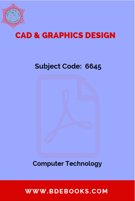 CAD & Graphics Design (6645) by BTEB Books